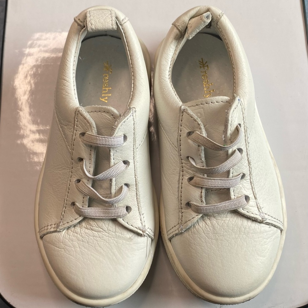 Freshly‎ Picked White  Leather Sneakers